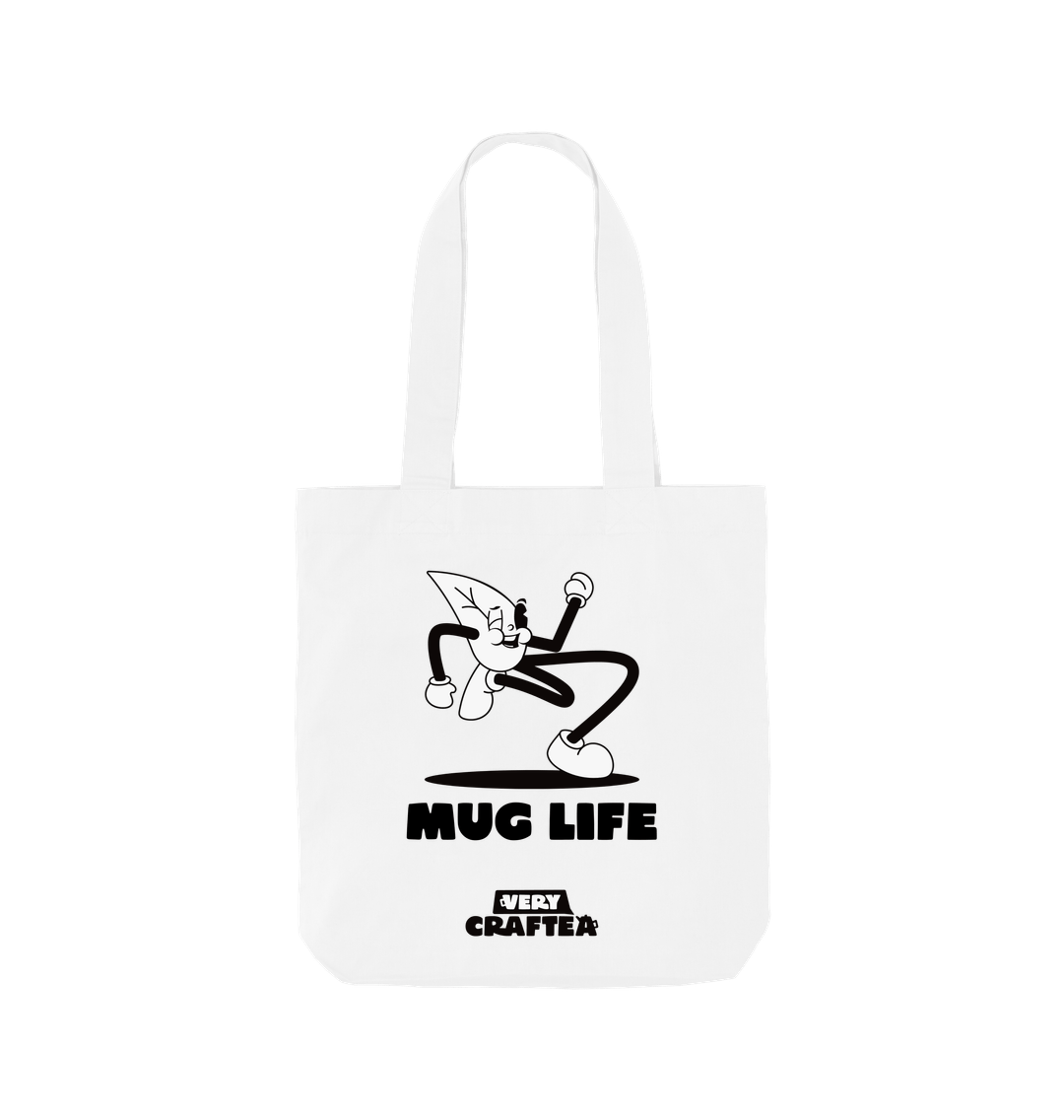 White Mug Life Tote Bag - Very Craftea